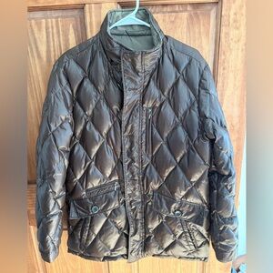 Franco Ferraro, Italian designer,Quilted, Brown Jacket.Reversible! Men’s Size:L